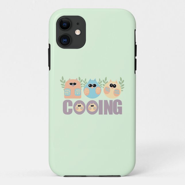 Owls cooing Case-Mate iPhone case (Back)