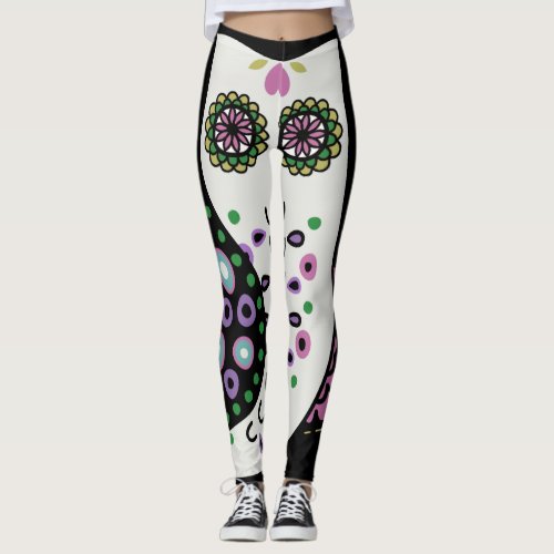 Owls Custom Comfortable Retro Leggings