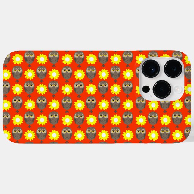 Owls & Daisies Case-Mate iPhone Case (Back (Horizontal))