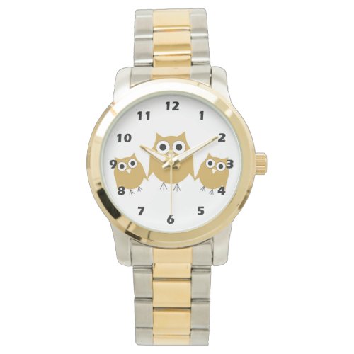 Owls Design Watch