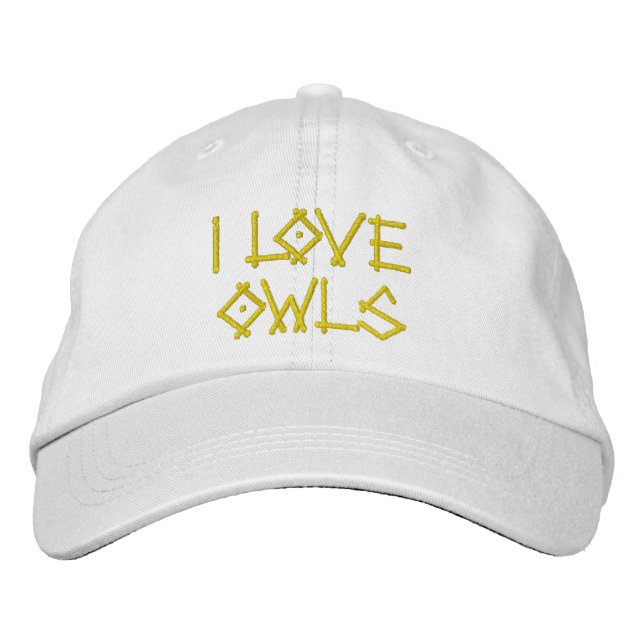 OWLS EMBROIDERED BASEBALL CAP (Front)