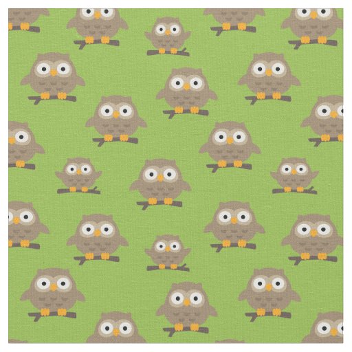 Owls Fabric