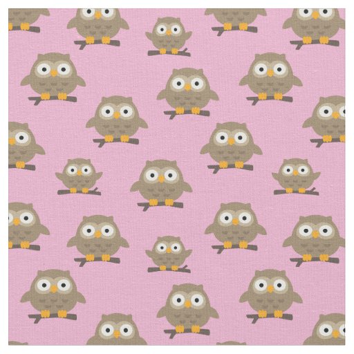 Owls Fabric