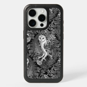 Owls, ferns, oak and berries 4 iPhone 15 pro case