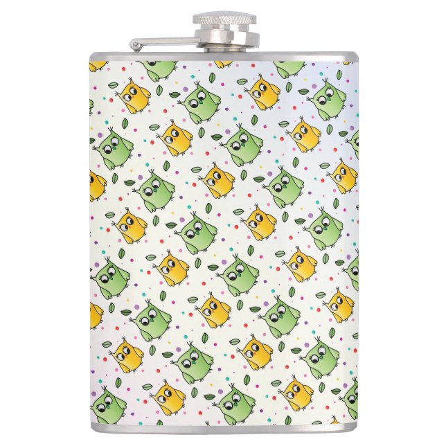 Owls Flask (Front)