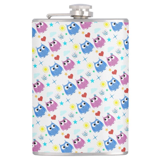 Owls Flask (Front)