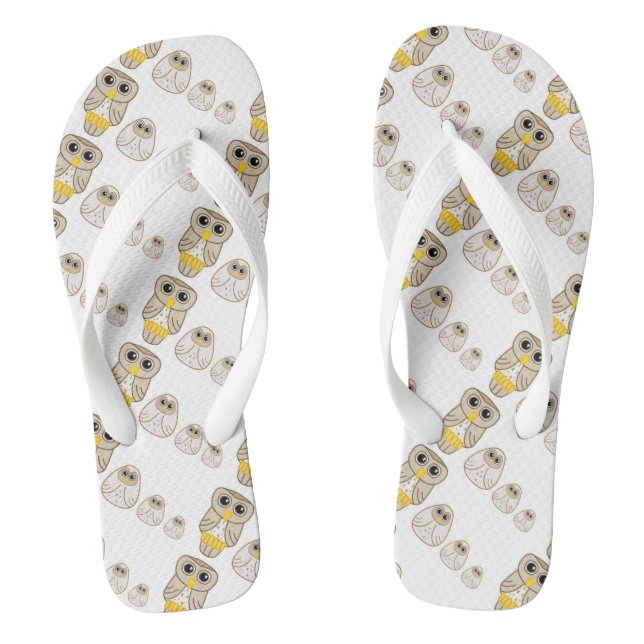 Owls Flip Flops (Footbed)