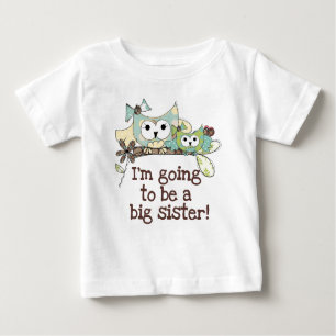 Owls Future Big Sister Baby T-Shirt