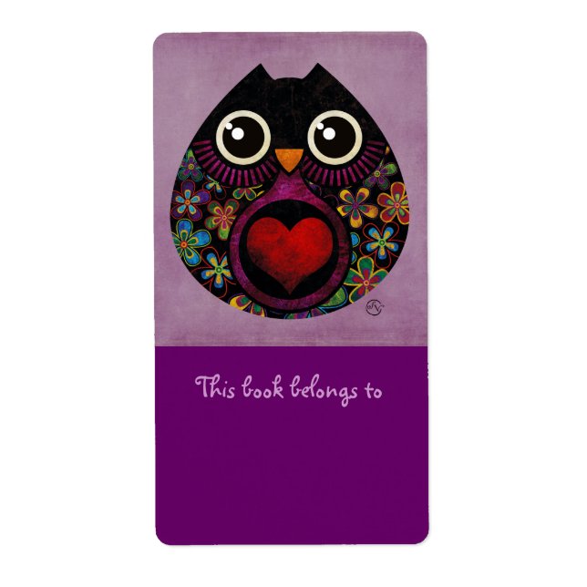 Owl's Hatch Bookplates Labels (Front)