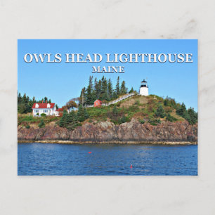 Owls Head Light, Maine Postcard