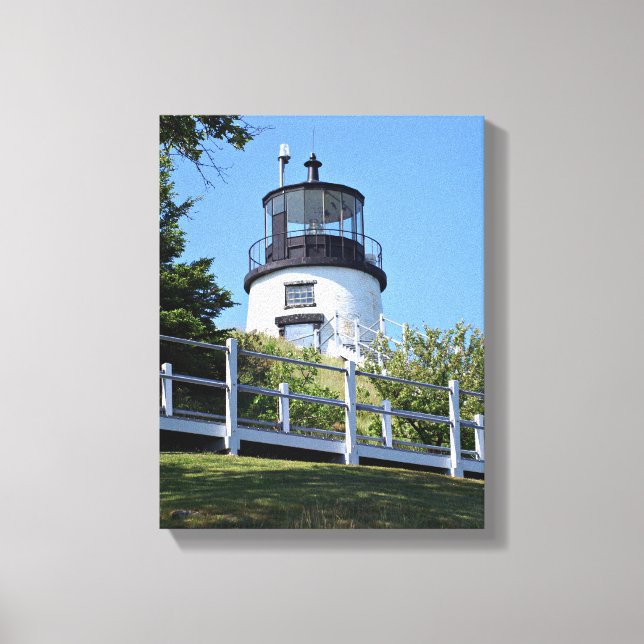 Owls Head Lighthouse, Maine Canvas Print (Front)