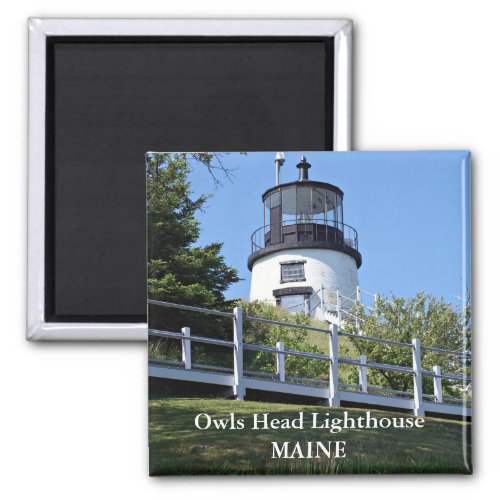 Owls Head Lighthouse Maine Magnet