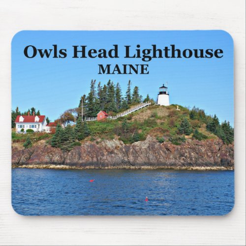 Owls Head Lighthouse Maine Mousepad