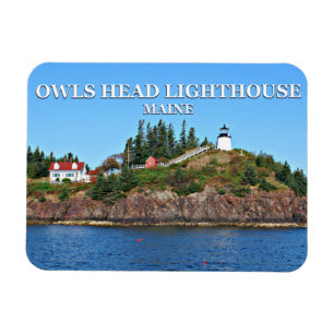 Owls Head Lighthouse, Maine Photo Magnet