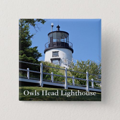 Owls Head Lighthouse Maine Pin