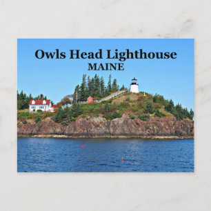 Owls Head Lighthouse, Maine Postcard
