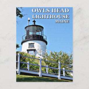 Owls Head Lighthouse, Maine Postcard