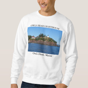 Owls Head Lighthouse, Maine Sweatshirt