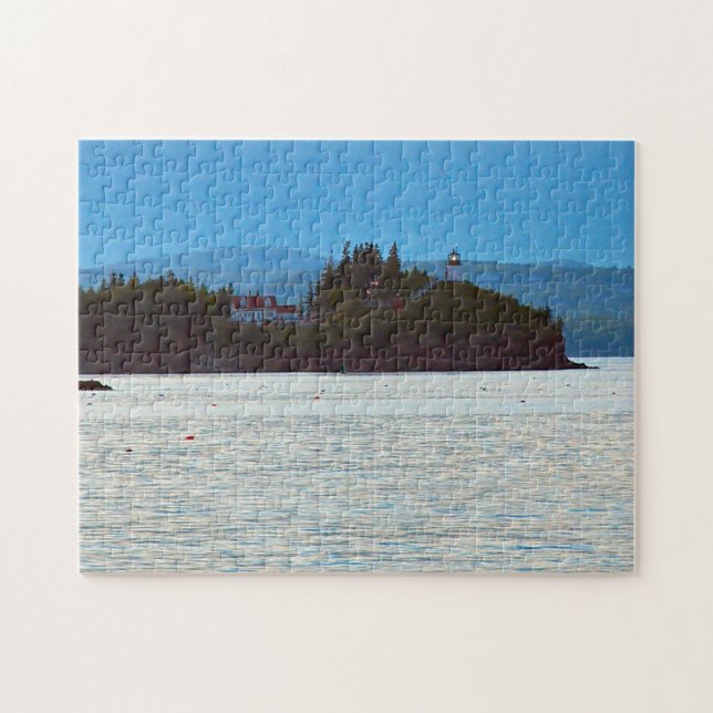 Owls Head Lighthouse, Penobscot Bay Maine Jigsaw Puzzle (Horizontal)
