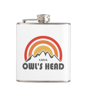 Owl's Head New Hampshire Flask