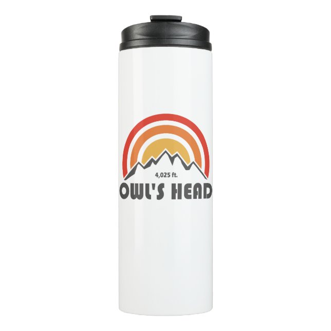 Owl's Head New Hampshire Thermal Tumbler (Front)