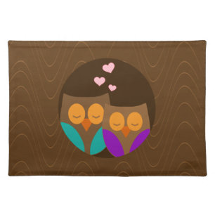 Owls in a Nest Placemat