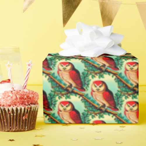 Owls in a Tree Wrapping Paper