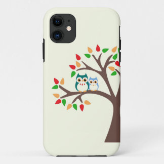 Owls in an all-season tree i Phone case