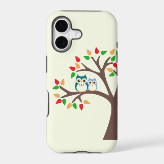 Owls in an all-season tree i Phone case