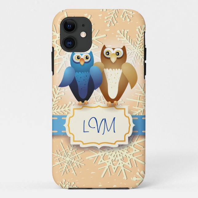 Owls in love, iPhone 5 case (Back)