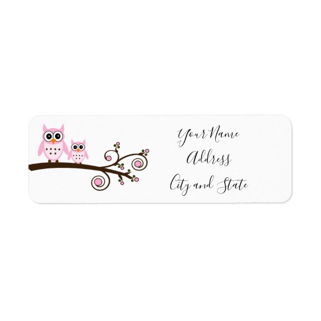 Owls Label (Front)