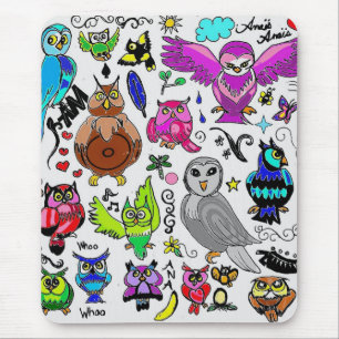 Owls Mouse Pad