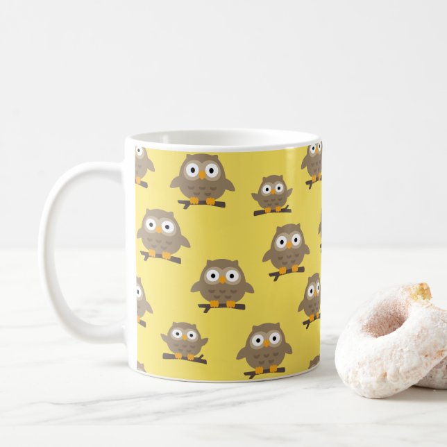 Owls Mug (With Donut)