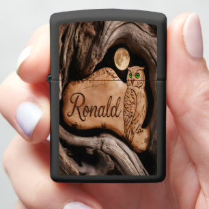 Owl's Nightly Greeting Zippo Lighter