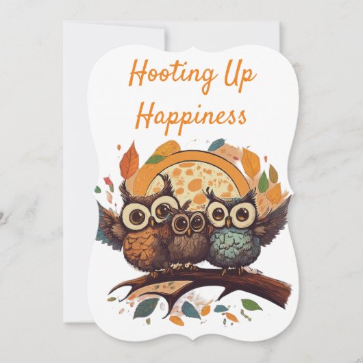 Owls on a Branch (Front)