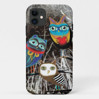 Owls Owly Owl friends iPhone 11 Case