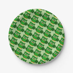 Owls Paper Plates