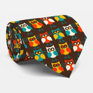 Owls Pattern 1Tie Tie
