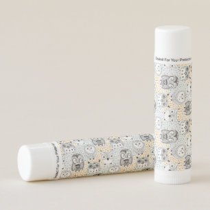 Owls Pattern lip balm