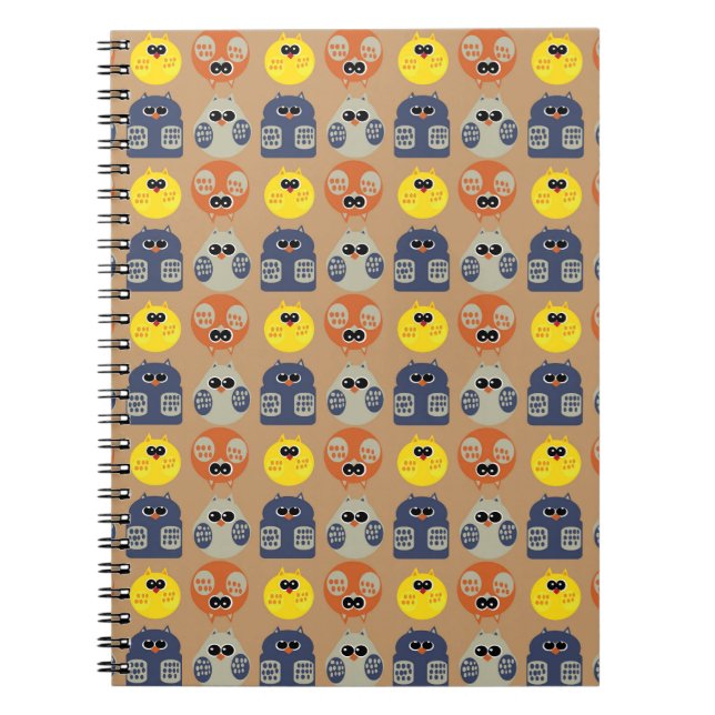 owls patterns notebook (Front)