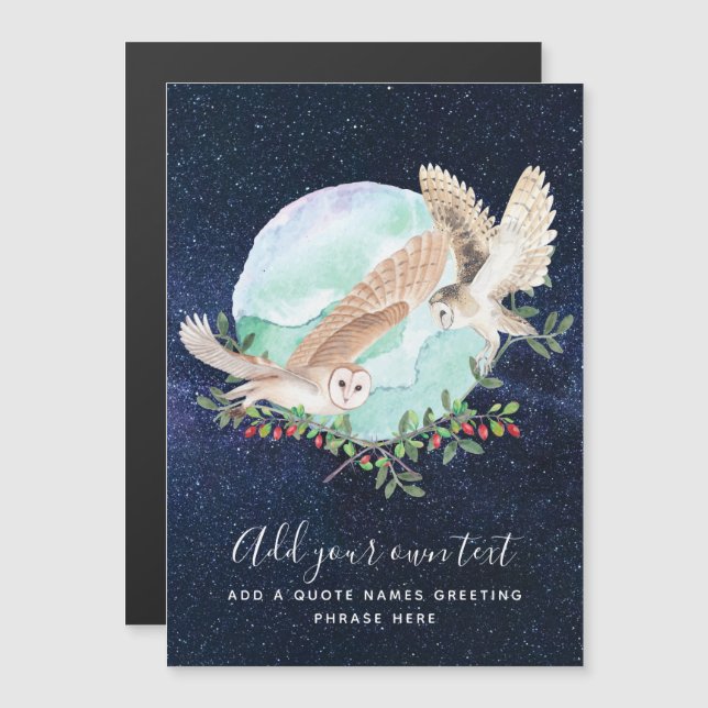 Owls Personalized (Front/Back)