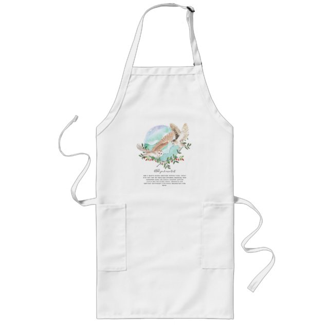 OWLS Personalized Long Apron (Front)