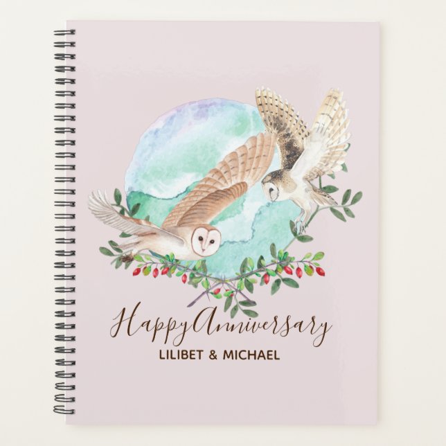 Owls Personalized Planner (Front)