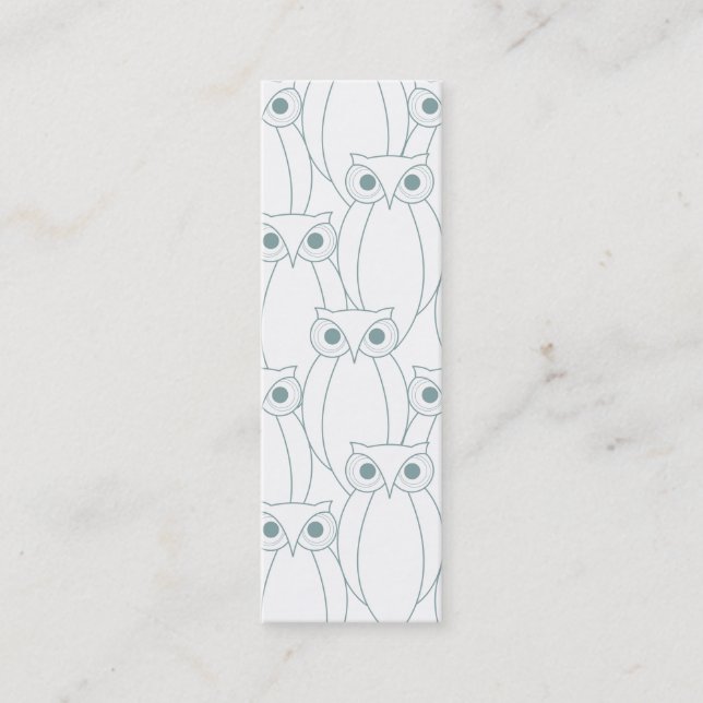 OWLS PLETHORA Slim Business Card (Front)