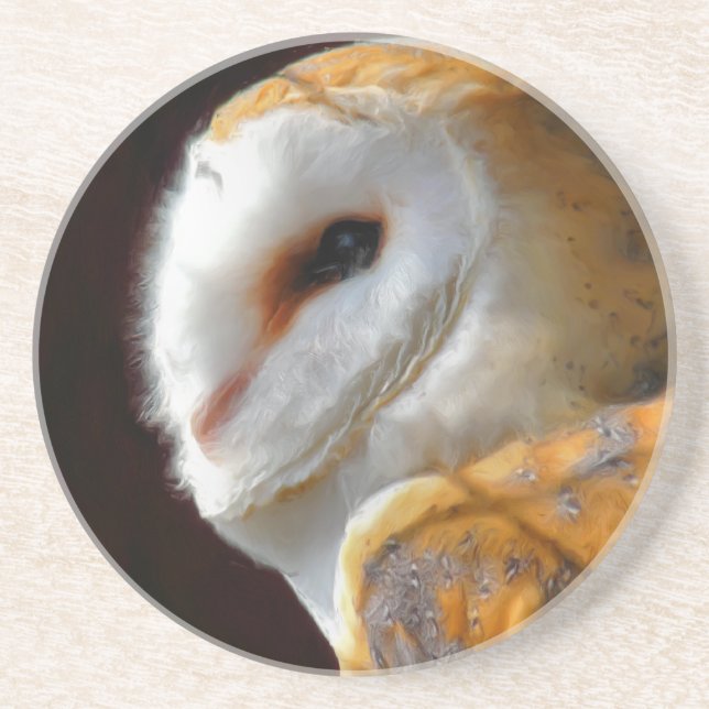 OWLS SANDSTONE COASTER (Front)