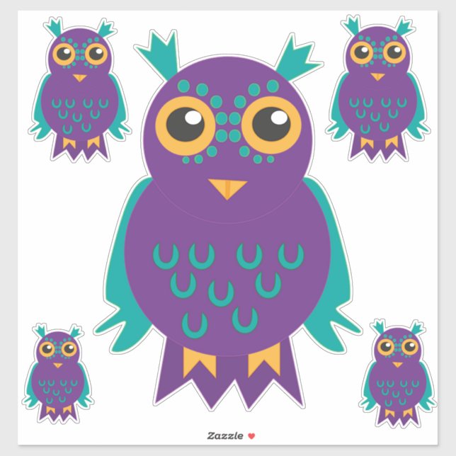 Owls Sticker (Sheet)