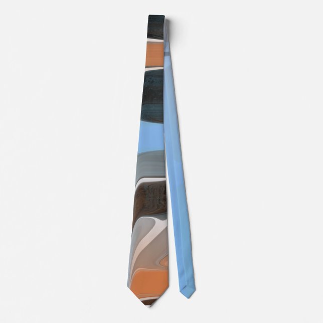 Owls Watch Dark Neck Tie (Front)