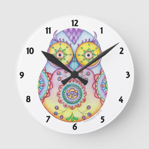 Owlushka Bright Eyes Clock
