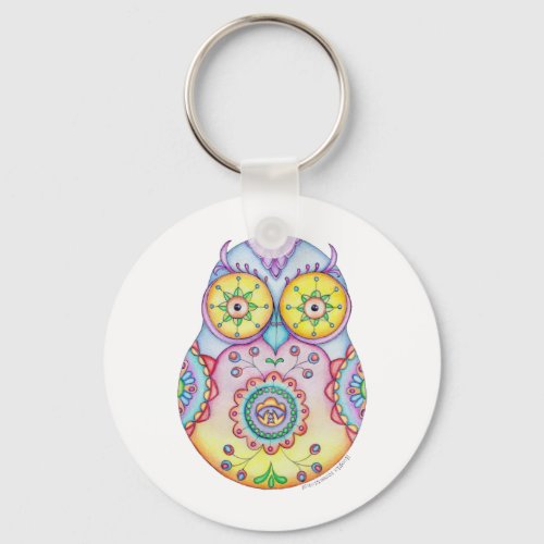 'Owlushka' Bright Eyes Keychain