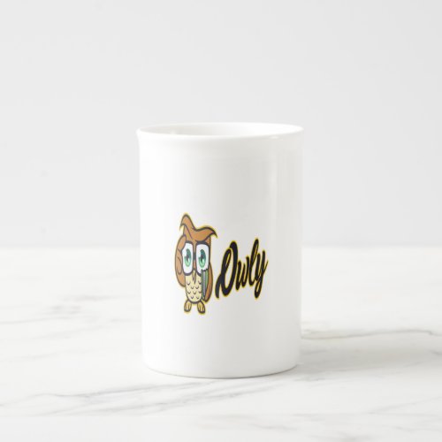 owly bone china mug